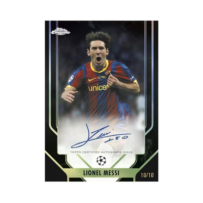 2025-26 Topps Chrome UEFA Club Competitions Soccer Hobby Box