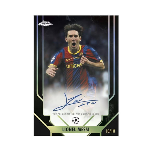 2025-26 Topps Chrome UEFA Club Competitions Soccer Value Box