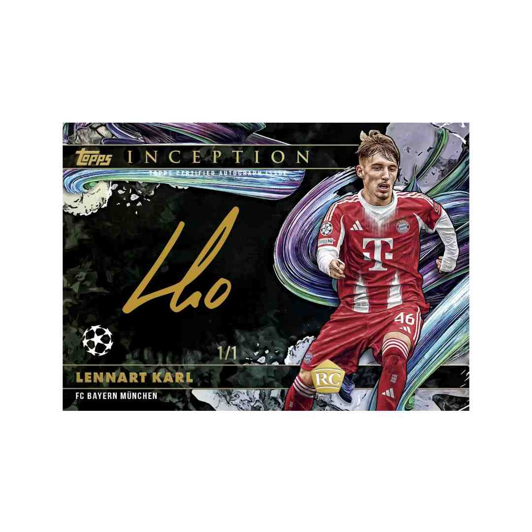 2025-26 Topps Inception UEFA Club Competitions Soccer Hobby Box