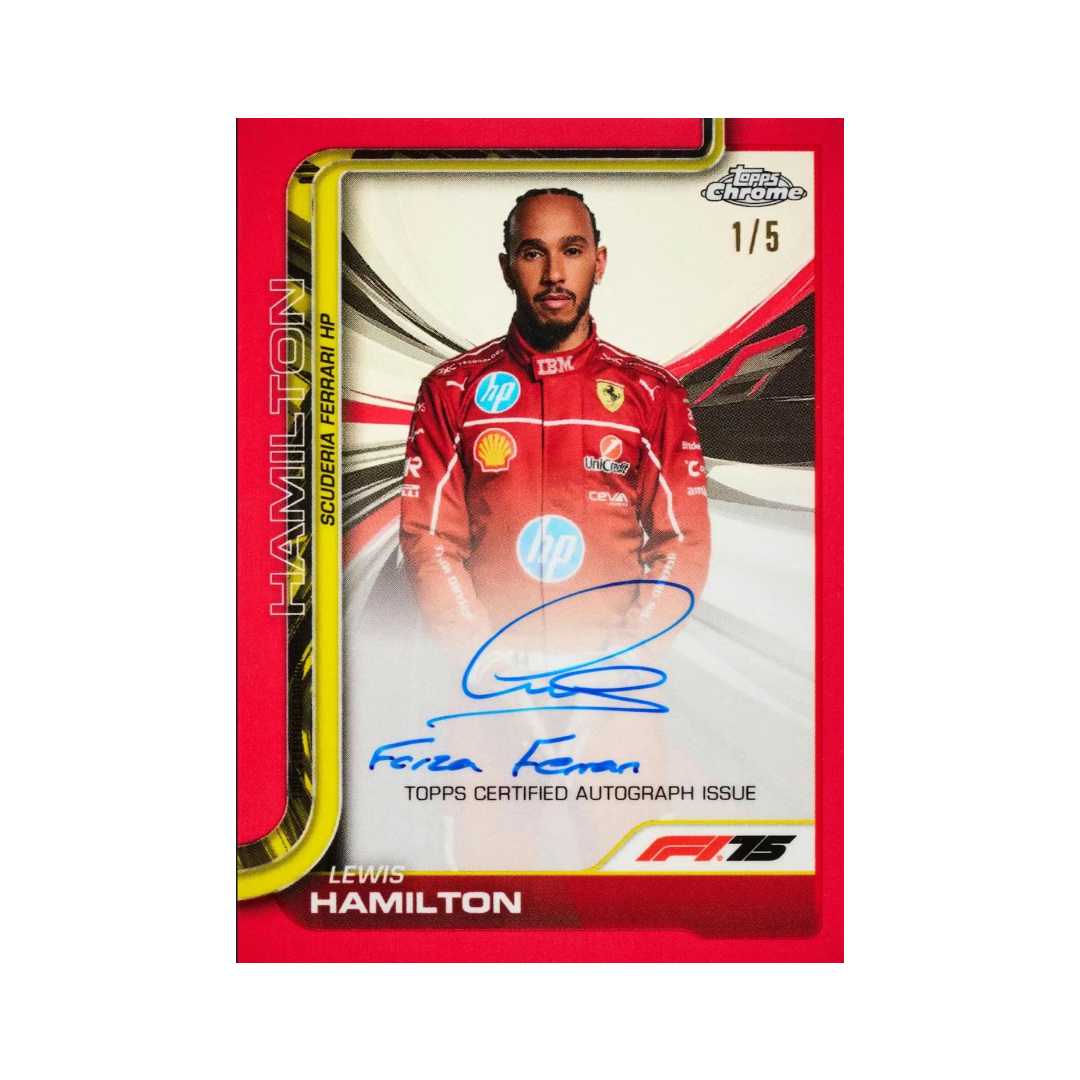 2025 Topps Chrome Formula-1 Hobby Box
