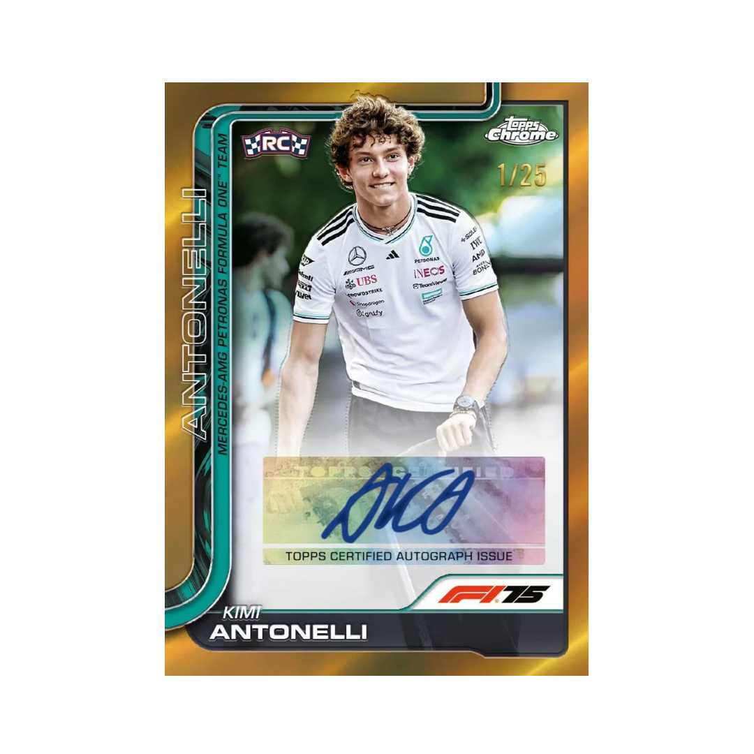 2025 Topps Chrome Formula-1 Hobby Box
