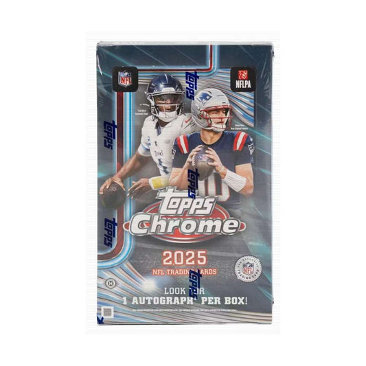 2025 Topps Chrome NFL Football Hobby Box
