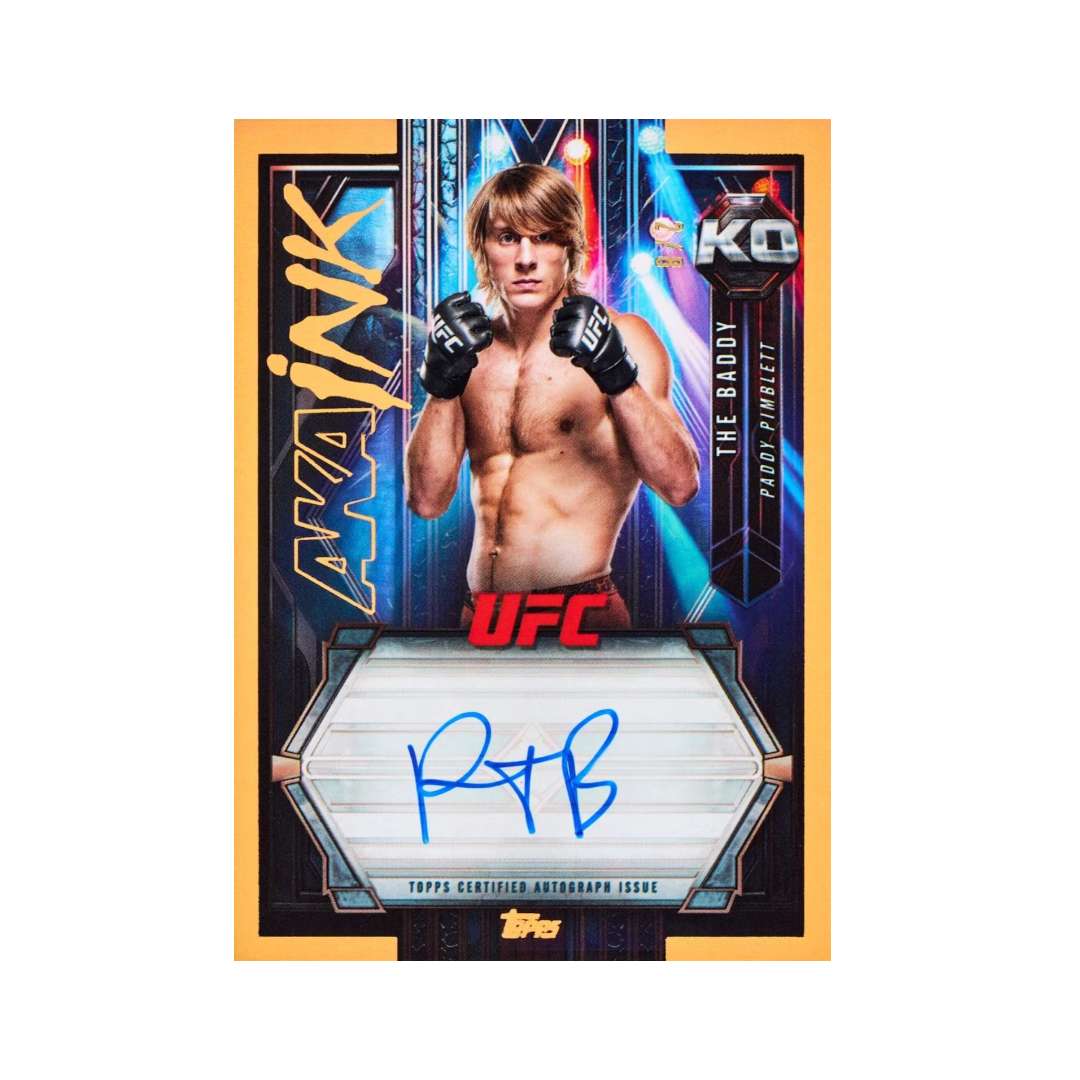 2025 Topps Knockout UFC Hobby Box