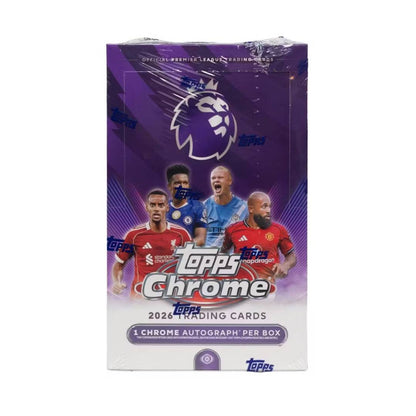 2026 Topps Chrome Premier League EPL Soccer Hobby Case