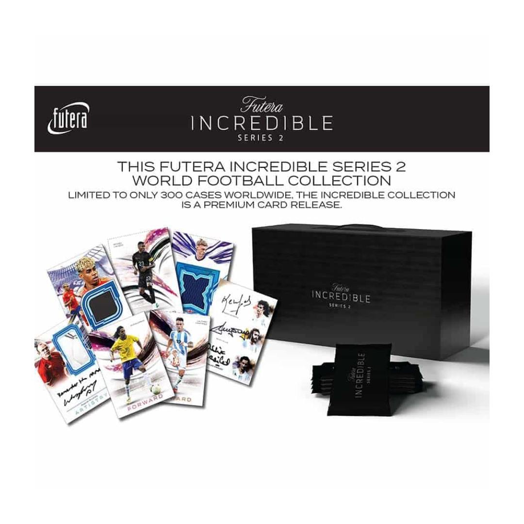 2026 Futera Incredible Soccer Series 2 HOBBY Box (Ronaldo, Yamal, Messi!)