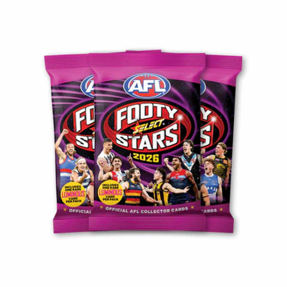 2026 AFL Footy Stars Box (36 Packs)