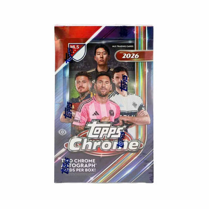 2026 Topps MLS Major League Soccer Chrome Hobby Box