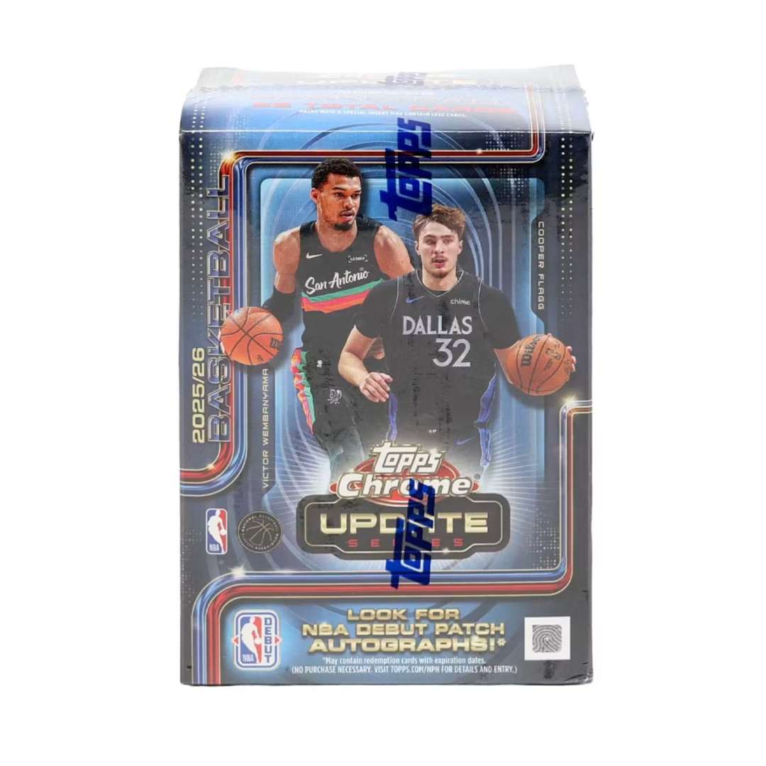 2025-26 Topps Chrome Update NBA Value Box