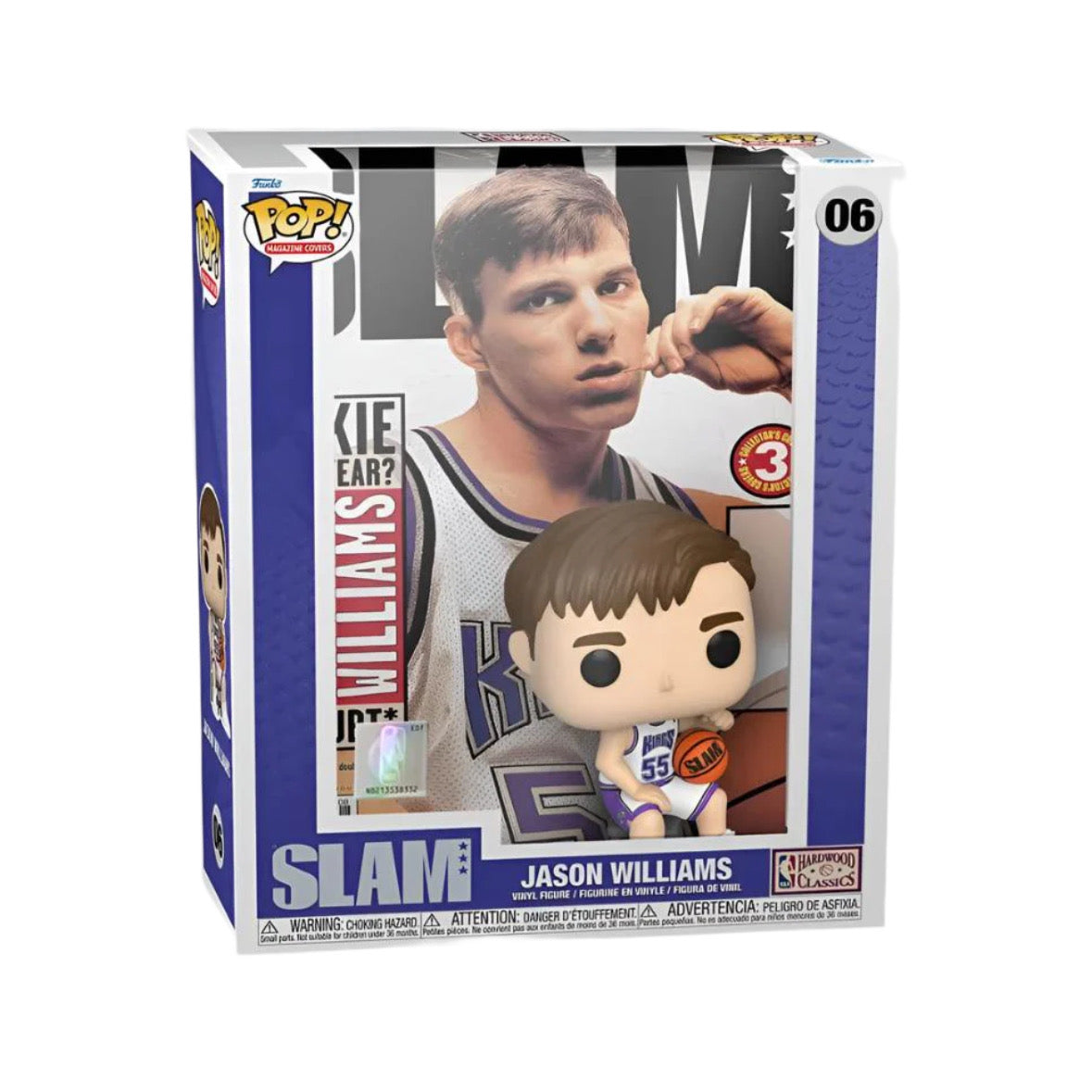 NBA SLAM Jason Williams Funko Pop! Cover Figure with Case #06