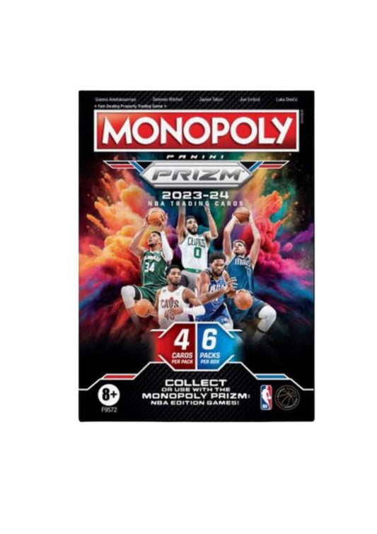 2023-24 Monopoly Panini Prizm NBA Blaster Box