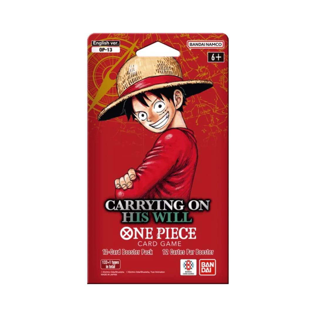 One-Piece TCG: OP-13 Carrying On His Will Blister Pack