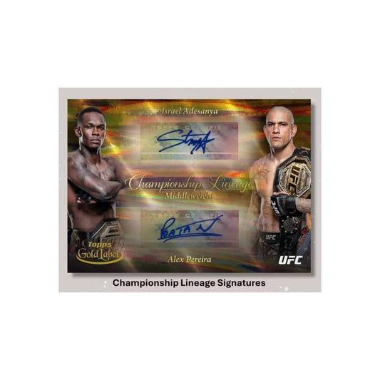 2024 Topps Gold Label UFC Hobby Box - Baller Collectables